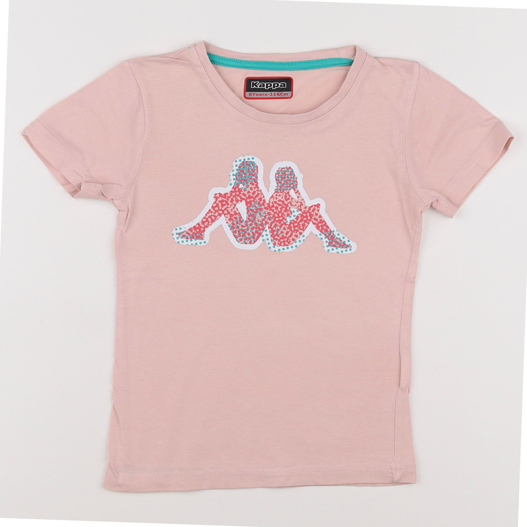 Kappa - tee-shirt rose - 6 ans